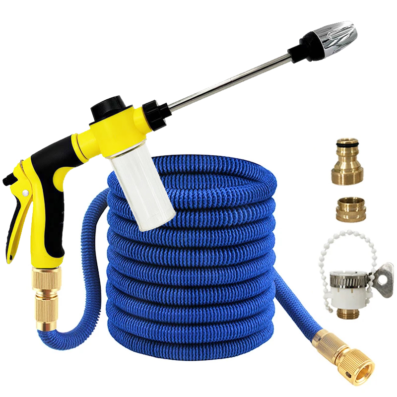Heavy Equipment Used - Zware uitbreidbare magische slang, met schuimspray,