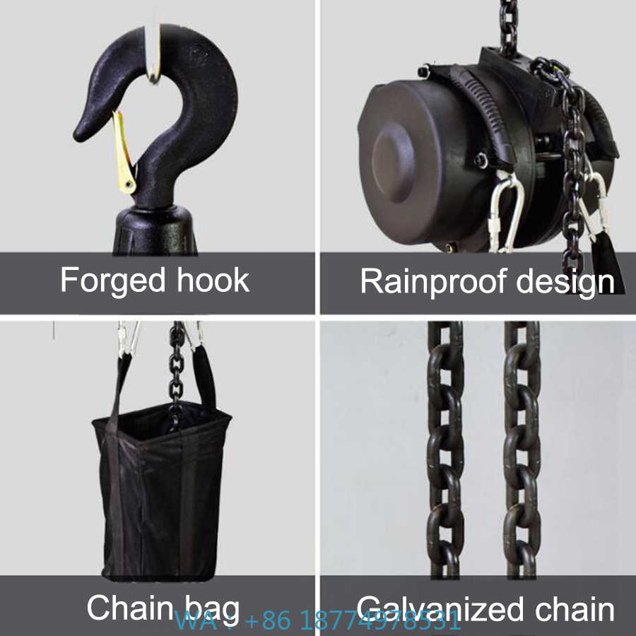 Electric Chain Hoist - Elektrische kettingtakel 500kg 1t 2t Stage