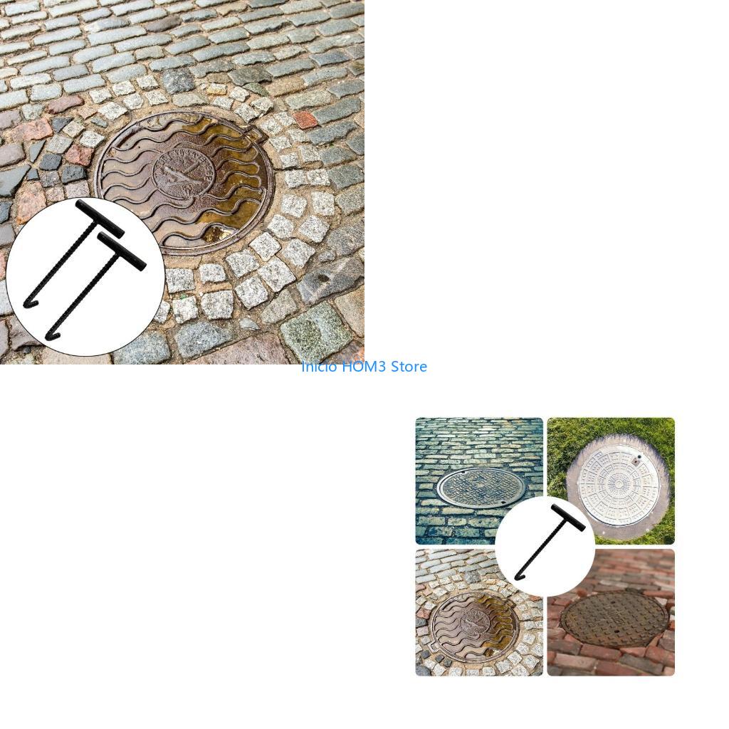 Manhole Cover Lifting - A5YD kwaliteit 10 mm stalen mangathaak,