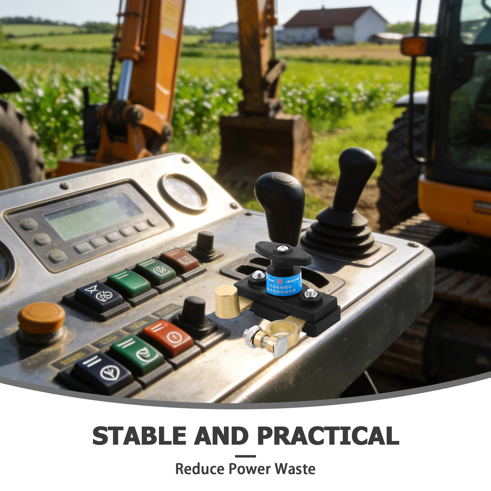 Heavy Equipment Battery - Rv-batterij-ontkoppelingsschakelaar Heavy Duty voor vrachtwagen, tractor,