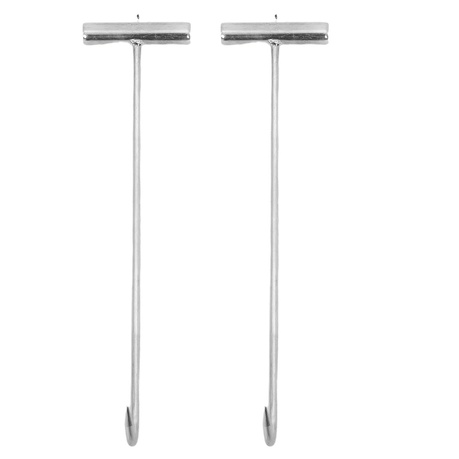 Manhole Cover Lifting - 2 stuks T-handgreep putdekselhaak, zwaarbelastbare putdeksel-trekker,