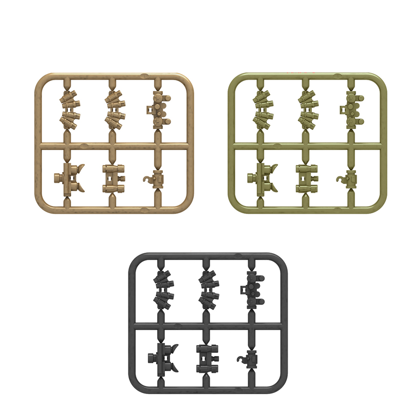 10 stuks/lot Militaire bouwste - Heavy Equipment Battery recensie en prijs