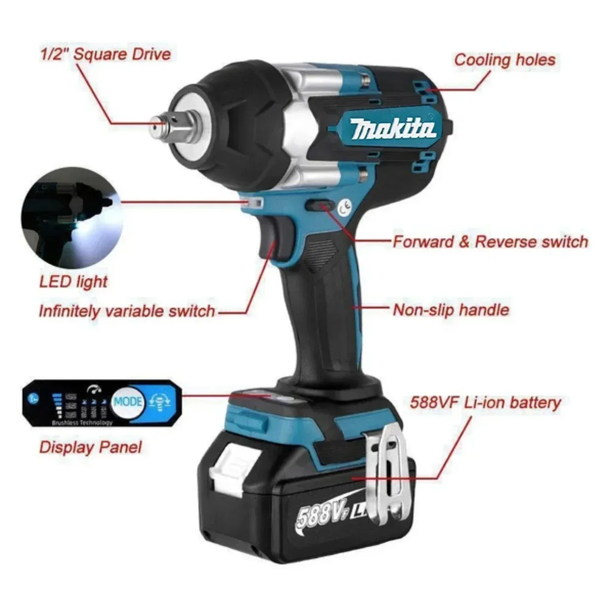 Makita DTW700 18V LXT borstell - Heavy Equipment Battery recensie en prijs