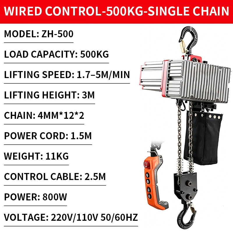 Compacte mini-kettingtakel met - Electric Chain Hoist recensie en prijs