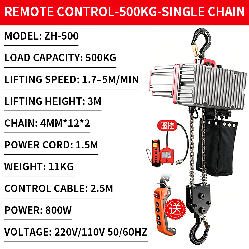 Compacte mini-kettingtakel met - Electric Chain Hoist recensie en prijs