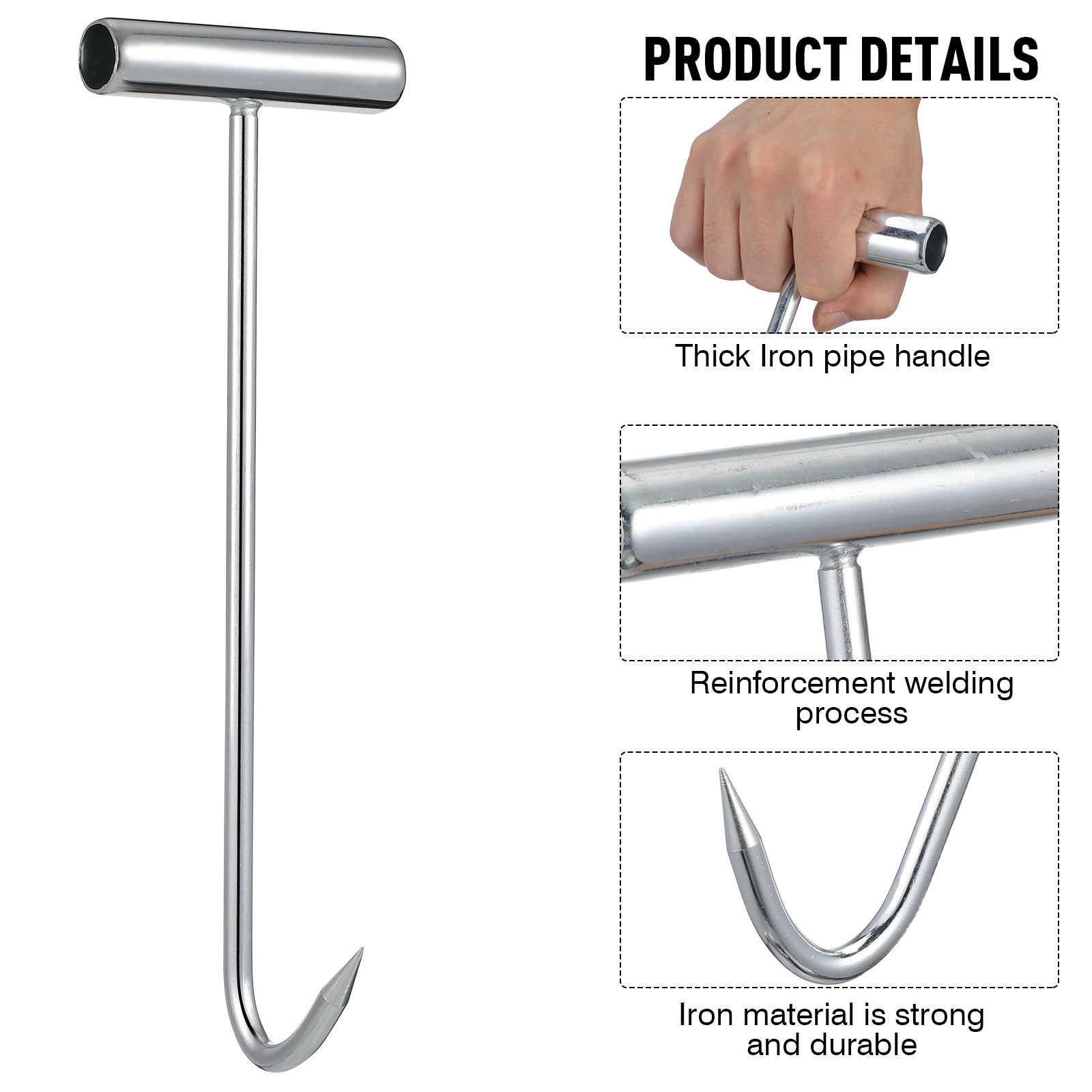 2 Stuks Putdekselhaken Putdeks - Manhole Cover Lifting recensie en prijs