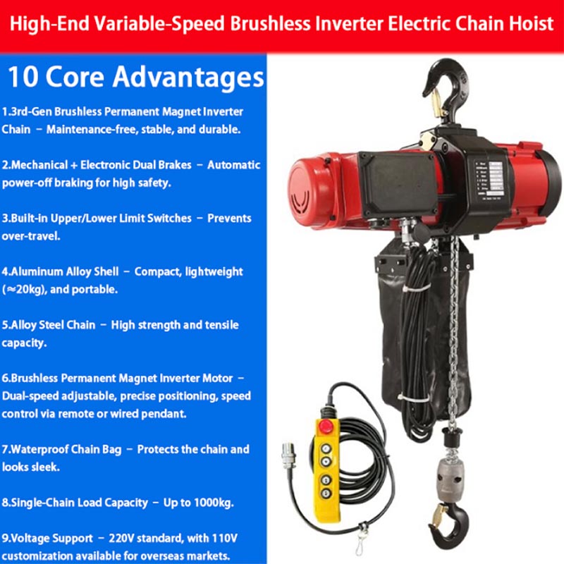 220V Elektrische Kettingtakels - Electric Chain Hoist recensie en prijs