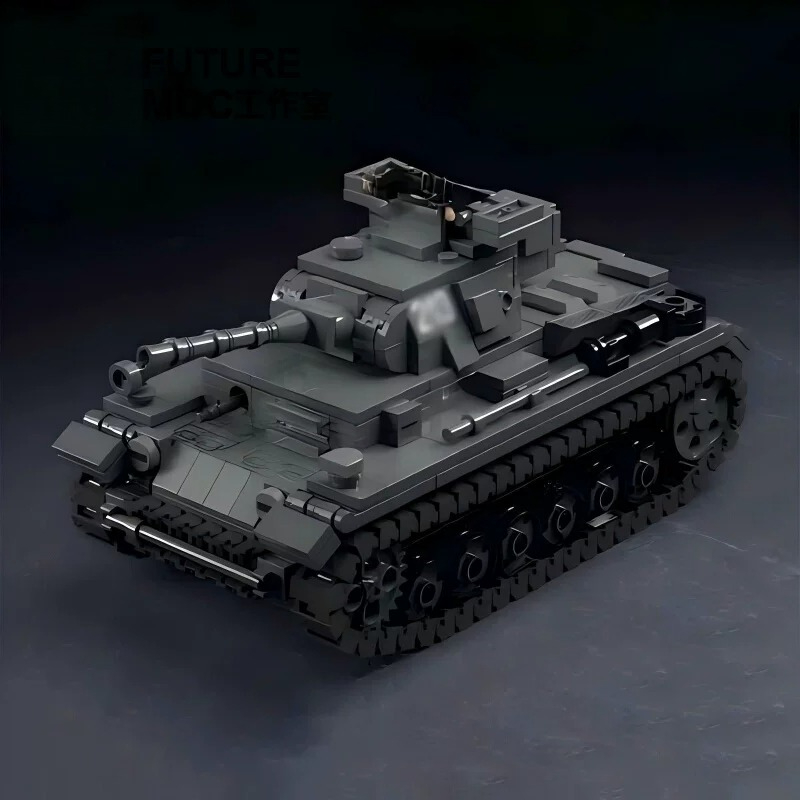 MOC WW2 F-type Zware Tank Twee - Heavy Equipment Battery recensie en prijs